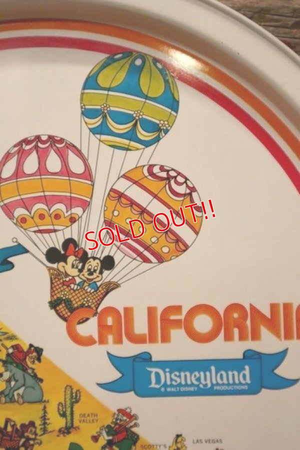 画像2: ct-240301-08 Disneyland / 1970's Serving Tin Tray