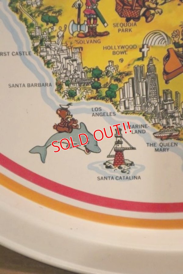 画像6: ct-240301-08 Disneyland / 1970's Serving Tin Tray