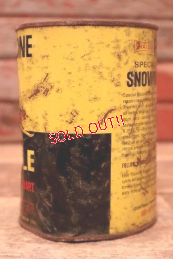 画像4: dp-240207-18 SHALER RISLONE / SNOWMOBILE OIL One U.S. Quart Can