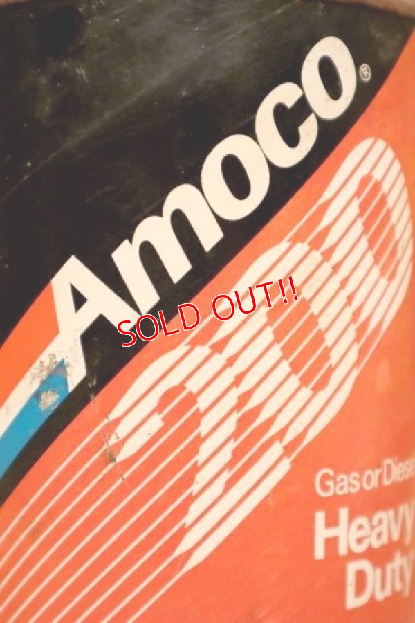 画像2: dp-240207-18 Amoco / 200 Heavy Duty Motor Oil One U.S. Quart Can