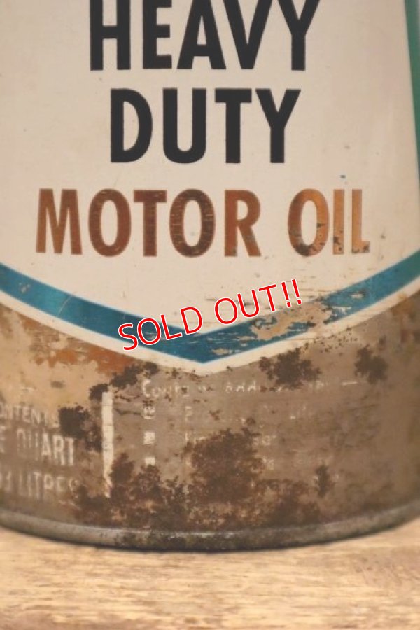 画像2: dp-240207-18 Sears / HEAVY DUTY MOTOR OIL One U.S. Quart Can