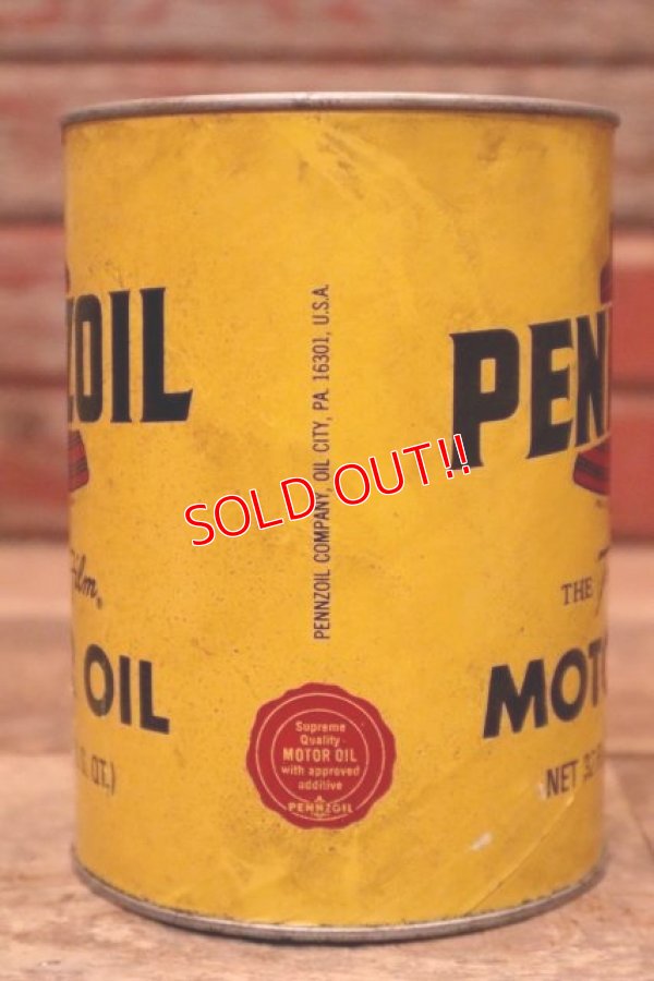 画像6: dp-240207-18 PENNZOIL / MOTOR OIL One U.S. Quart Can