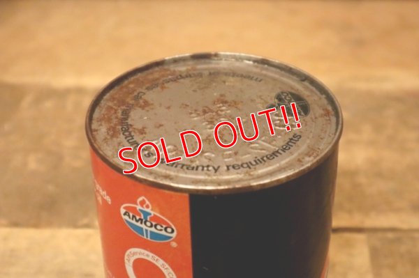 画像6: dp-240207-18 Amoco / 200 Heavy Duty Motor Oil One U.S. Quart Can