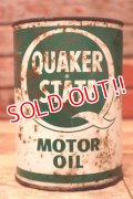 dp-240207-18 QUAKER STATE / 1950's-1960's MOTOR OIL One U.S. Quart Can