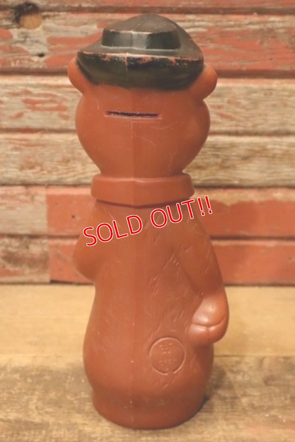 画像7: ct-240214-66 Yogi Bear / Knickerbokcer 1960's Plastic Big Coin Bank