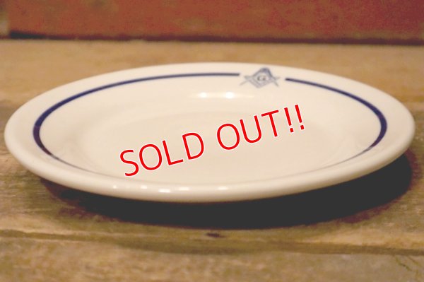 画像4: dp-240301-22 Freemasonry / Vintage Wallace China Plate Set