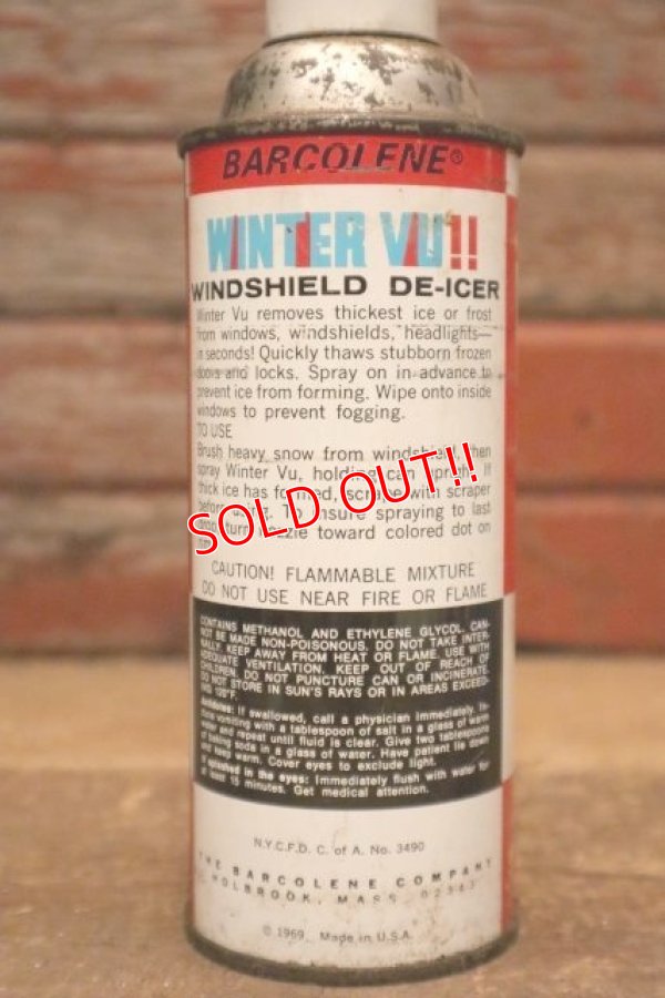 画像3: dp-231012-98 BARCOLENE / WINTER VU!! WINDSHIELD DE-ICER Spray Can