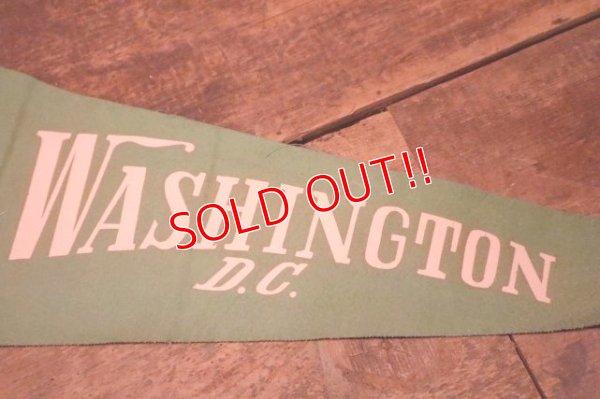 画像4: dp-240301-18 WASHINGTON D.C. / Indian Head Souvenir Pennant