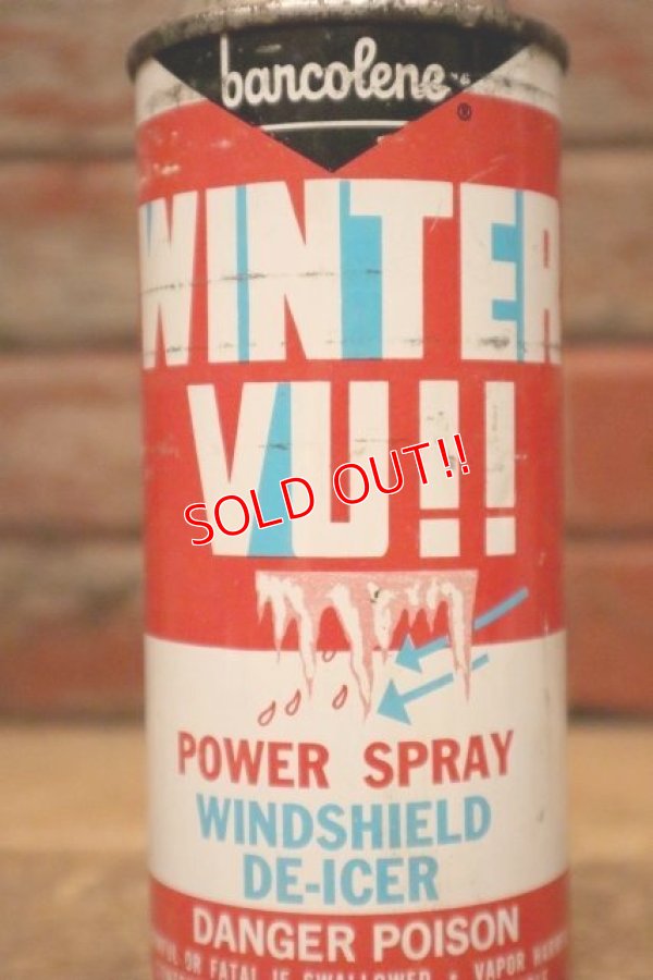 画像2: dp-231012-98 BARCOLENE / WINTER VU!! WINDSHIELD DE-ICER Spray Can