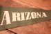 画像3: dp-240301-36 ARIZONA / Indian Head Souvenir Pennant