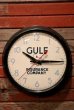 画像1: dp-230201-28 GENERAL ELECTRIC / 1950's GULF INSURANCE COMPANY Wall Clock (1)