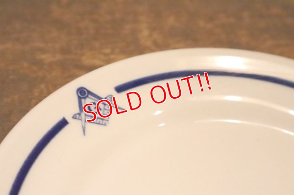 画像3: dp-240301-22 Freemasonry / Vintage Wallace China Plate Set