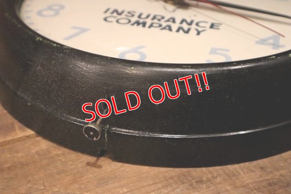 画像10: dp-230201-28 GENERAL ELECTRIC / 1950's GULF INSURANCE COMPANY Wall Clock