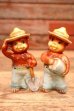 画像1: ct-240301-34 Smokey Bear / 1960's Salt and Pepper Shaker (1)