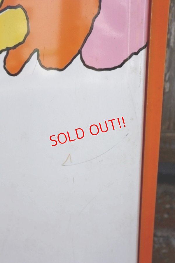 画像5: dp-240301-01 7up × Peter Max / 1970's Huge W-sided Metal Sign
