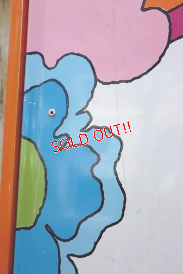 画像20: dp-240301-01 7up × Peter Max / 1970's Huge W-sided Metal Sign