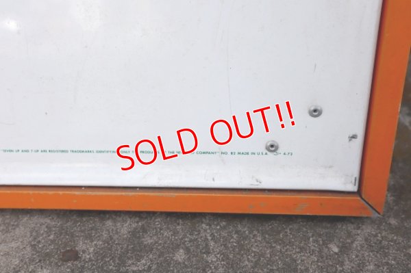 画像7: dp-240301-01 7up × Peter Max / 1970's Huge W-sided Metal Sign