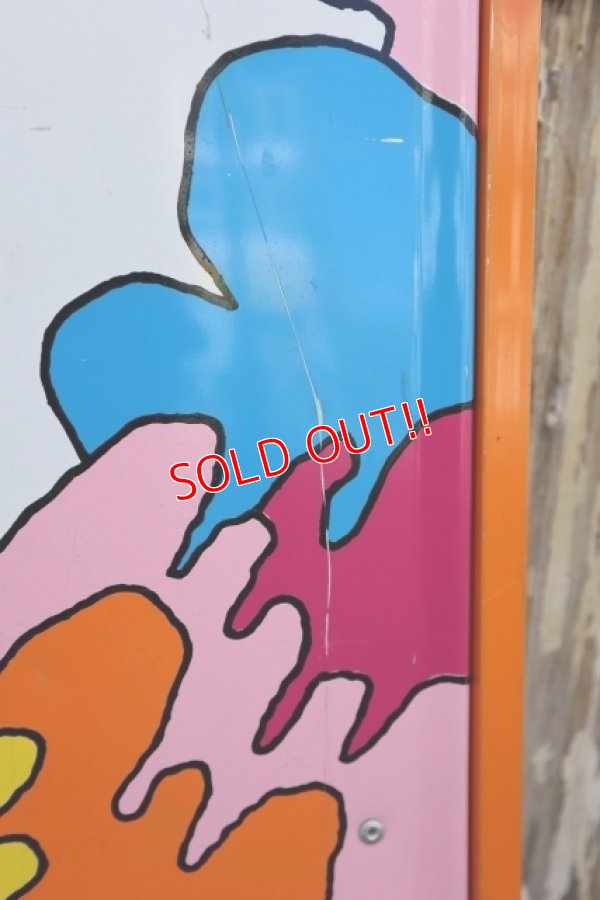 画像25: dp-240301-01 7up × Peter Max / 1970's Huge W-sided Metal Sign