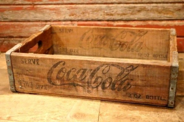 画像1: dp-240321-18 Coca-Cola / 1950's-1970's Wood Box