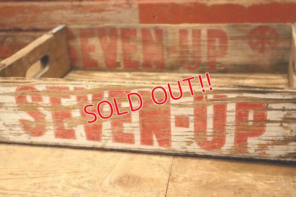 画像4: dp-240321-10 SEVEN-UP 7up / 1960'S-1970's Wood Box