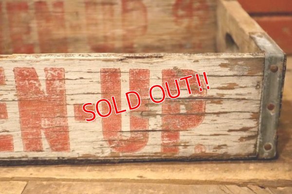 画像3: dp-240321-10 SEVEN-UP 7up / 1960'S-1970's Wood Box