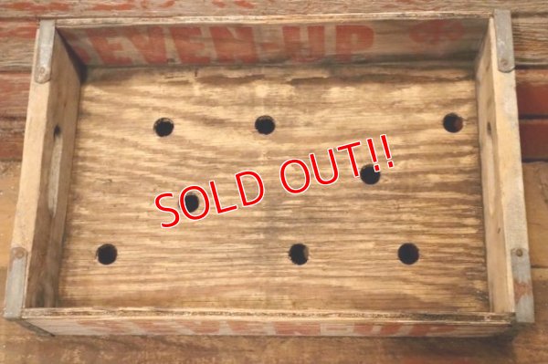 画像7: dp-240321-10 SEVEN-UP 7up / 1960'S-1970's Wood Box