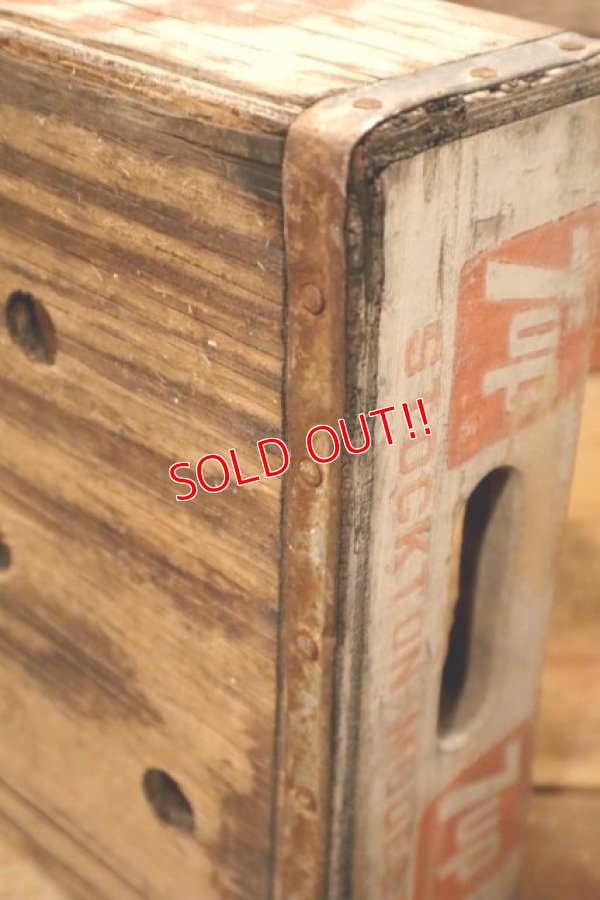 画像11: dp-240321-10 SEVEN-UP 7up / 1960'S-1970's Wood Box