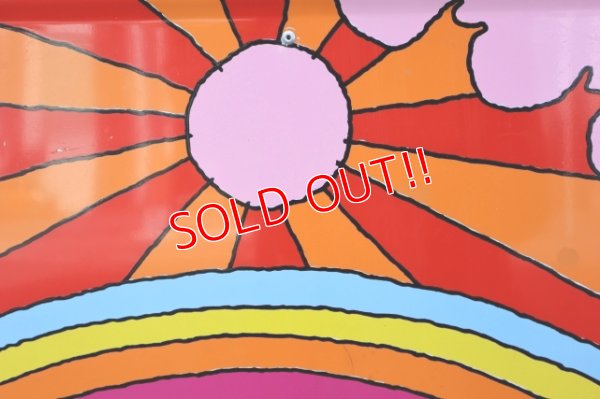 画像17: dp-240301-01 7up × Peter Max / 1970's Huge W-sided Metal Sign