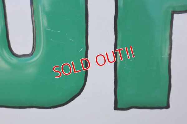 画像26: dp-240301-01 7up × Peter Max / 1970's Huge W-sided Metal Sign