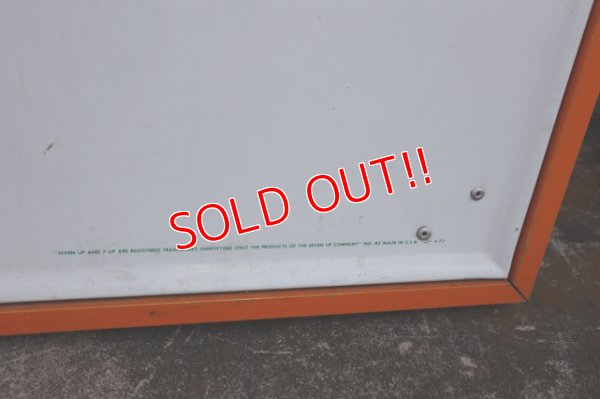 画像24: dp-240301-01 7up × Peter Max / 1970's Huge W-sided Metal Sign