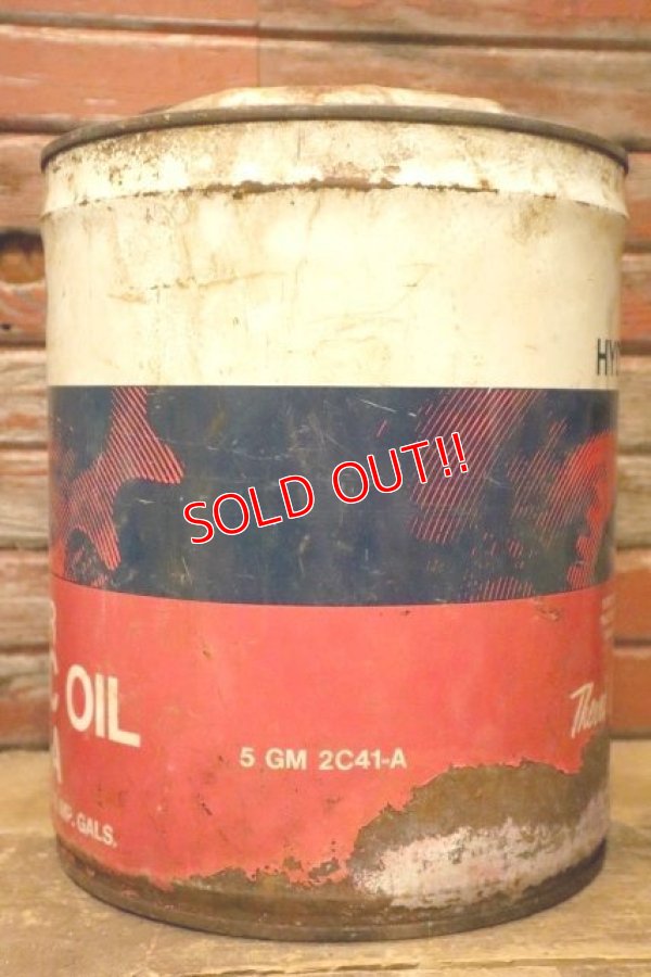 画像6: dp-240301-24 Ford TRACTOR HYDRAULICOIL / 1970's 5 U.S.GALLONS CAN