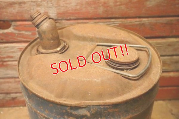 画像8: dp-240301-26 GULF / 1960's 5 U.S. GALLONS OIL CAN