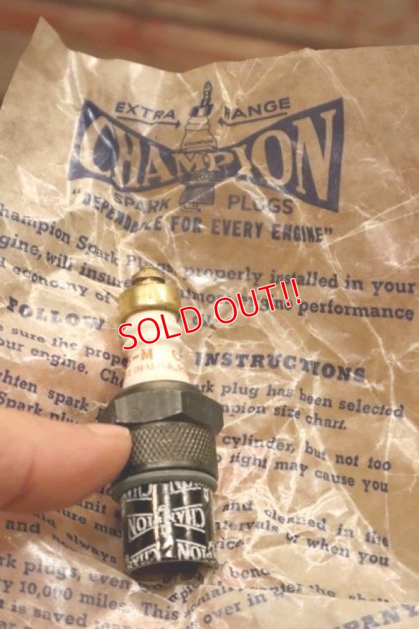画像12: dp-240207-23 CHAMPION / 1930's-1940's Spark Plugs Set