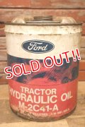 dp-240301-24 Ford TRACTOR HYDRAULICOIL / 1970's 5 U.S.GALLONS CAN