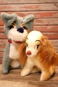 ct-240214-122 Lady and the Tramp / 1970's Plush Doll Set