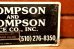 画像3: dp-240207-22 THOMPSON AND THOMPSON FENCE CO., INC. Metal Sign