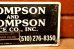 画像3: dp-240207-22 THOMPSON AND THOMPSON FENCE CO., INC. Metal Sign
