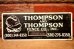 画像1: dp-240207-22 THOMPSON AND THOMPSON FENCE CO., INC. Metal Sign (1)