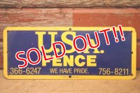 dp-240207-22 U.S.A. FENCE Metal Sign