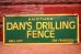 画像1: dp-240207-22 DAN'S DRILLING FENCE Metal Sign (1)