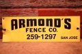 dp-240207-22 ARMOND'S FENCE CO. Metal Sign