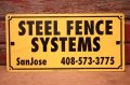 dp-240207-22 STEEL  FENCE SYSTEMS Metal Sign