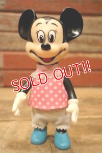 ct-240214-113 Minnie Mouse / 1970's Rubber Doll