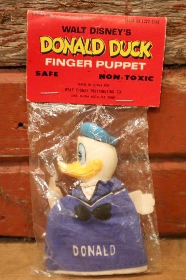 画像1: ct-240214-108 Donald Duck / 1970's Finger Puppet