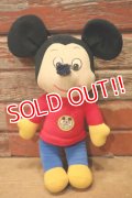 ct-240214-128 Mickey Mouse / Knickerbocker 1976 Plush Doll