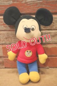 ct-240214-128 Mickey Mouse / Knickerbocker 1976 Plush Doll