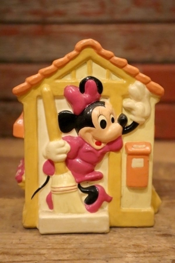 画像1: ct-240214-114 Minnie Mouse / UCGC 1970's Ceramic Coin Bank