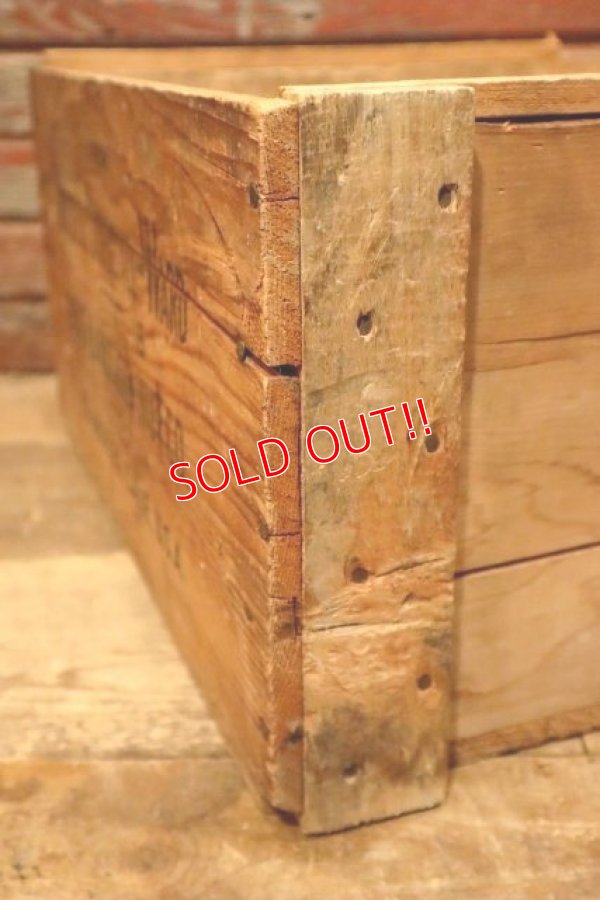 画像11: dp-240321-01 EMPIRE BOLT & NUT CO. / Vintage Wood Box