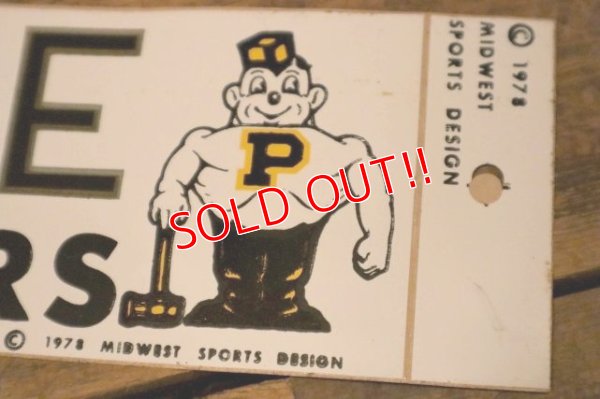 画像5: dp-240311-14 PURDUE BOILERMAKERS 1978 Bumper Sticker