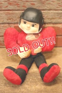 ct-240311-14 Georgia Bulldogs / Columbia Toy 1960's Football Player Rubber Face Doll
